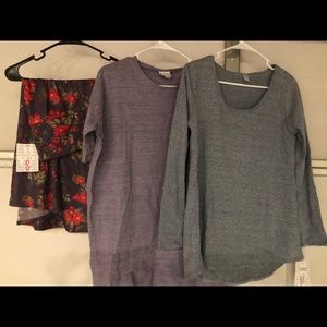 Lularoe LOT! Gorgeous skirt and two shirts.